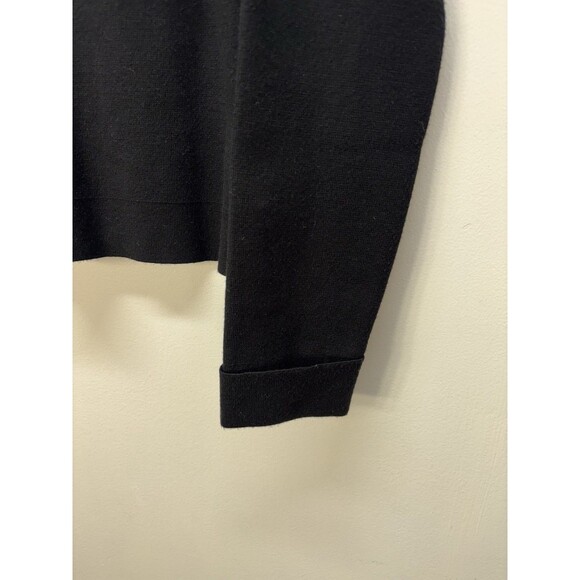 Tahari Womens Cardigan Sweater Jacket buttons long sleeves black Sz M - Picture 13 of 15